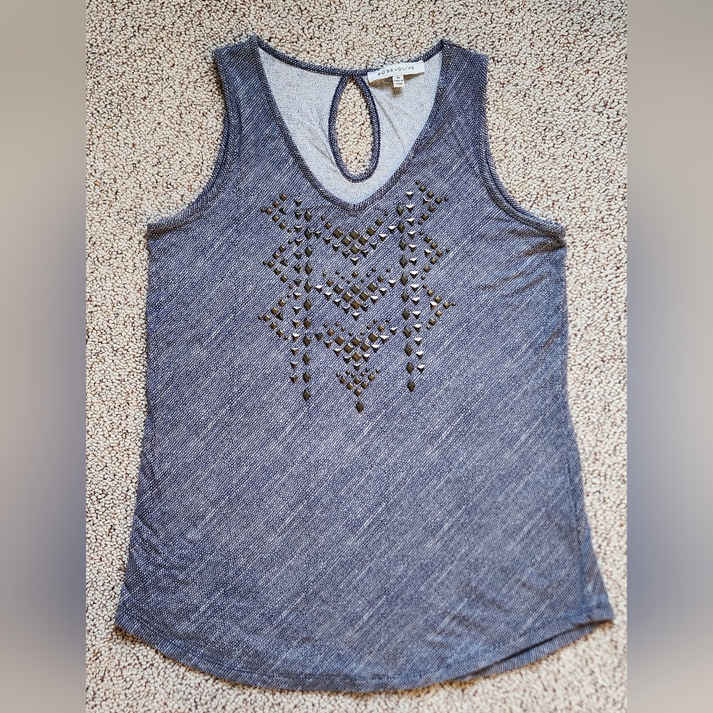 Rose & Olive Studded Tank Top size M